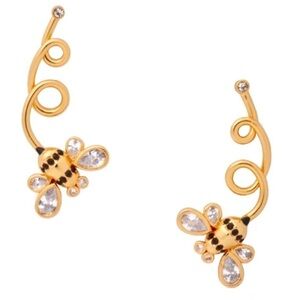Kate Spade Earrings Picnic Perfect Bee Gold firm price